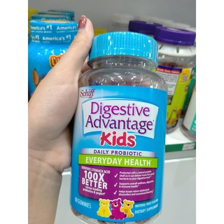 Kẹo dẻo hỗ trợ hệ tiêu hóa Schiff Digestive Advantage Probiotic, hộp 120 viên Mỹ