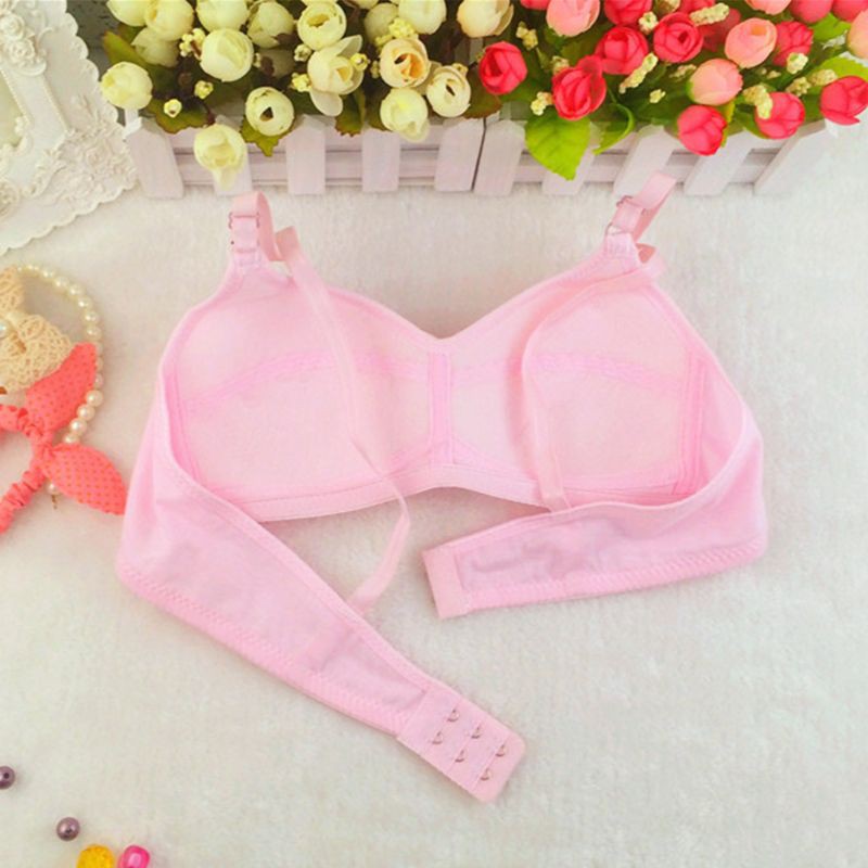 Áo ngực cotton không gọng in hình hoạt hình dễ thương cho học sinh