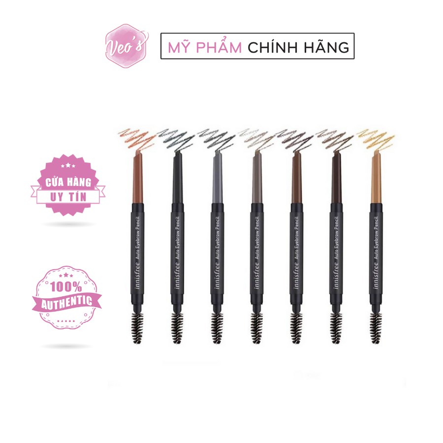 Chì kẻ mày Innisfree Auto Eyebrow Pencil