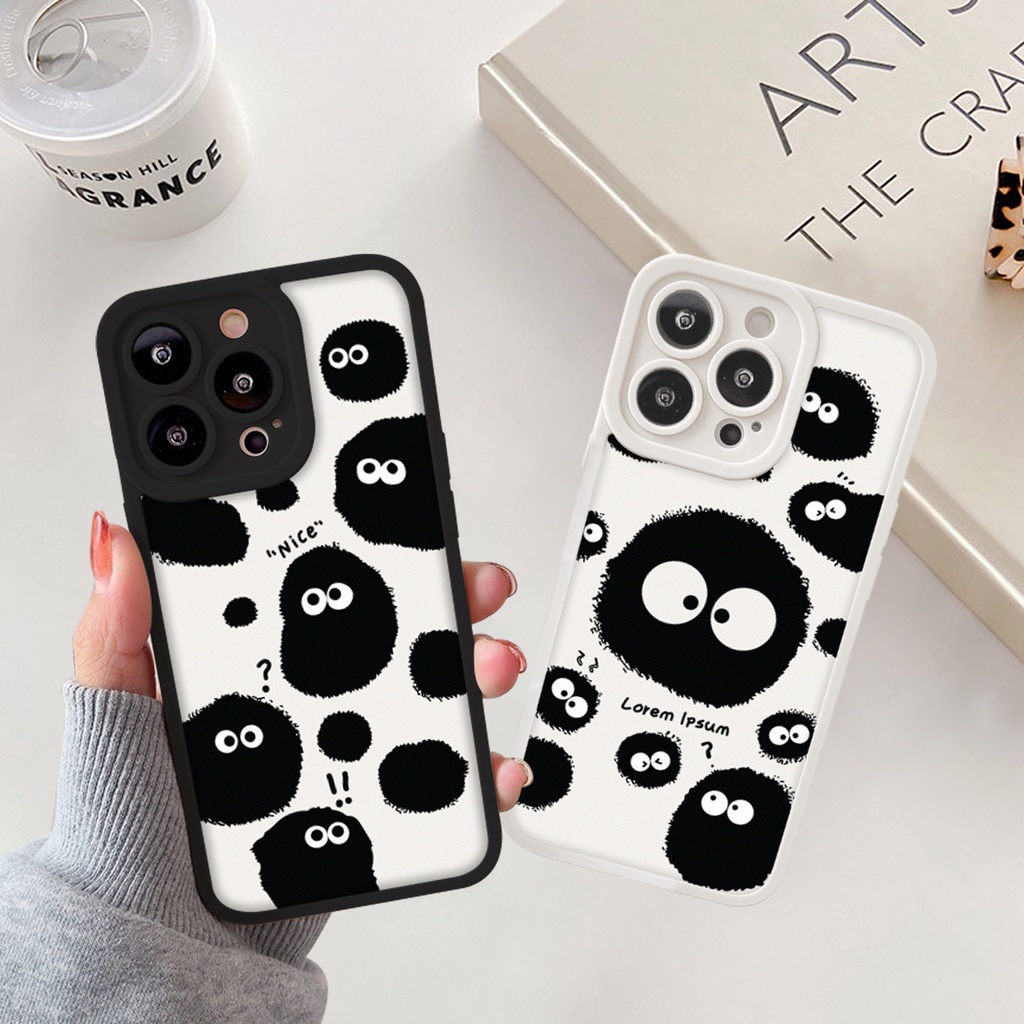 Ốp lưng iphone cạnh vuông lỗ camera quái vật xù 6/6plus/7/7plus/8/8plus/x/xr/xs/11/12/13/pro/max/plus/promax-Awifi A2-16