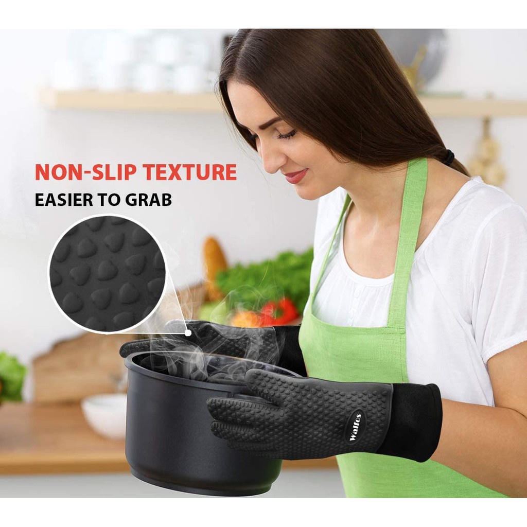 Găng tay nướng silicone Walfos chịu nhiệt (1 cái)