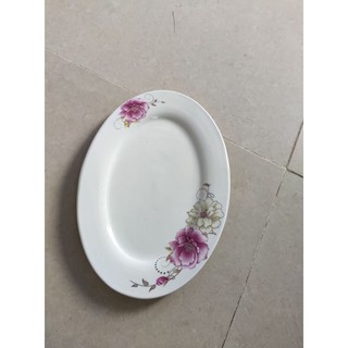 đĩa bầu dục sứ