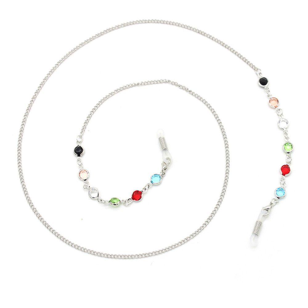 ESPO Dây Đeo Mắt Kính Bằng Thép Không Gỉ Xỏ Hạt Thủy Tinh Unisex