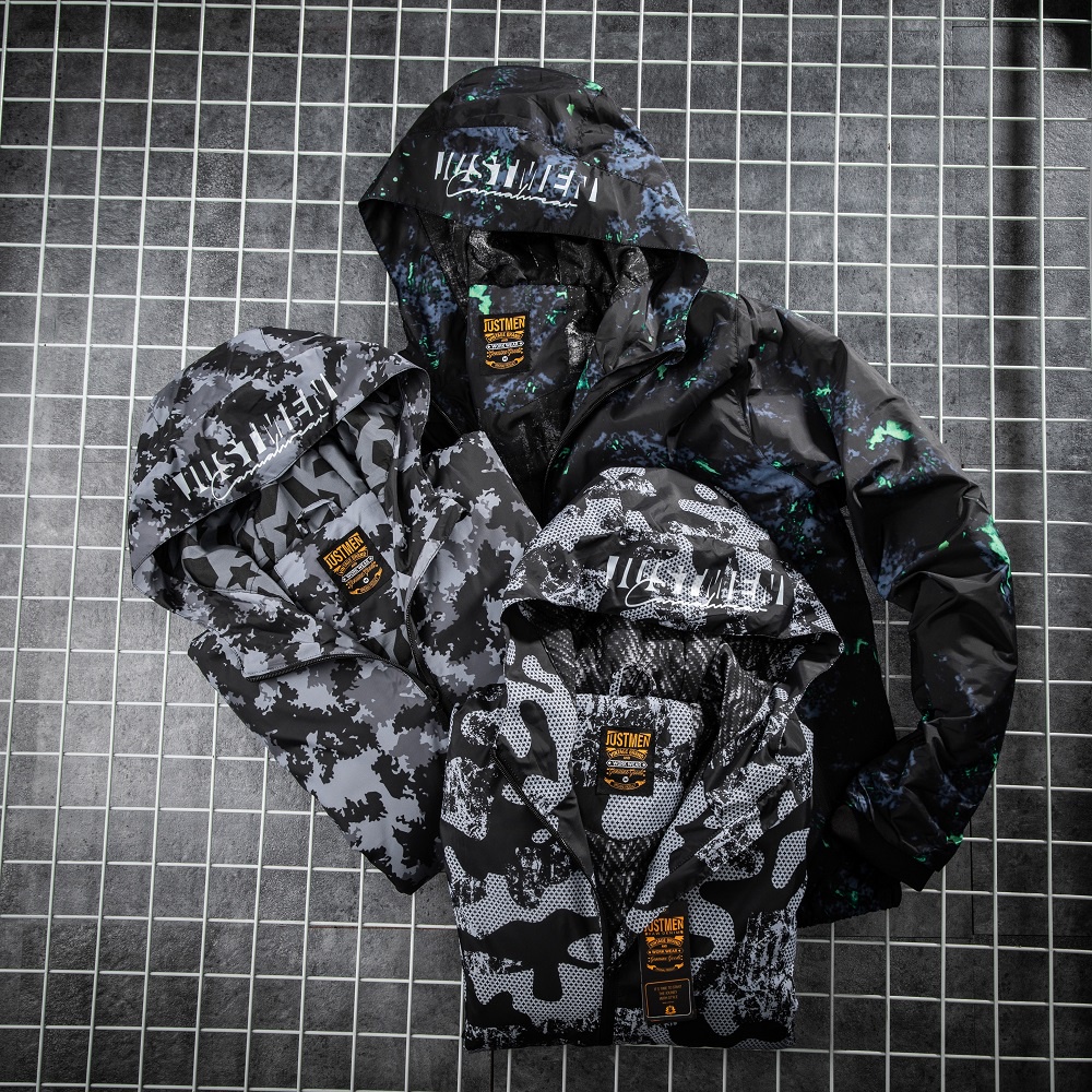 Áo Khoác Dù Just Men cá tính 220110.2