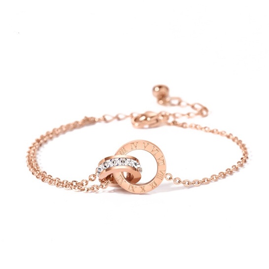 Vòng tay nữ CDE Sweet Love Unity Bracelet Rose Gold CDE20050 | BigBuy360 - bigbuy360.vn