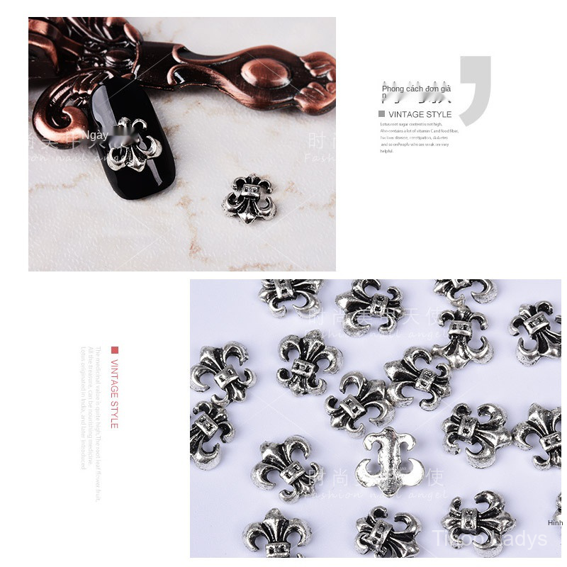 Bộ phụ kiện đính móng tay trang trí phong cách cá tính