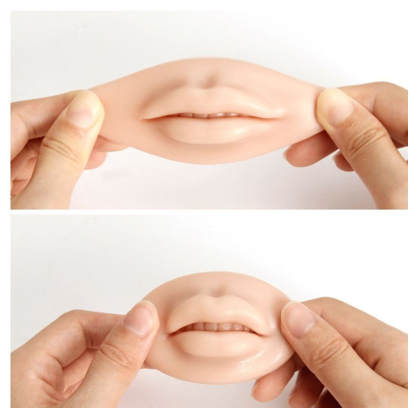 Môi 5D tập phun xăm silicon phun môi mày mí loại 1