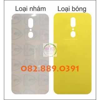 Dán PPF Oppo F11/ F11 Pro dành cho màn hình, mặt lưng, full lưng viền siêu bảo vệ loại bóng, nhám