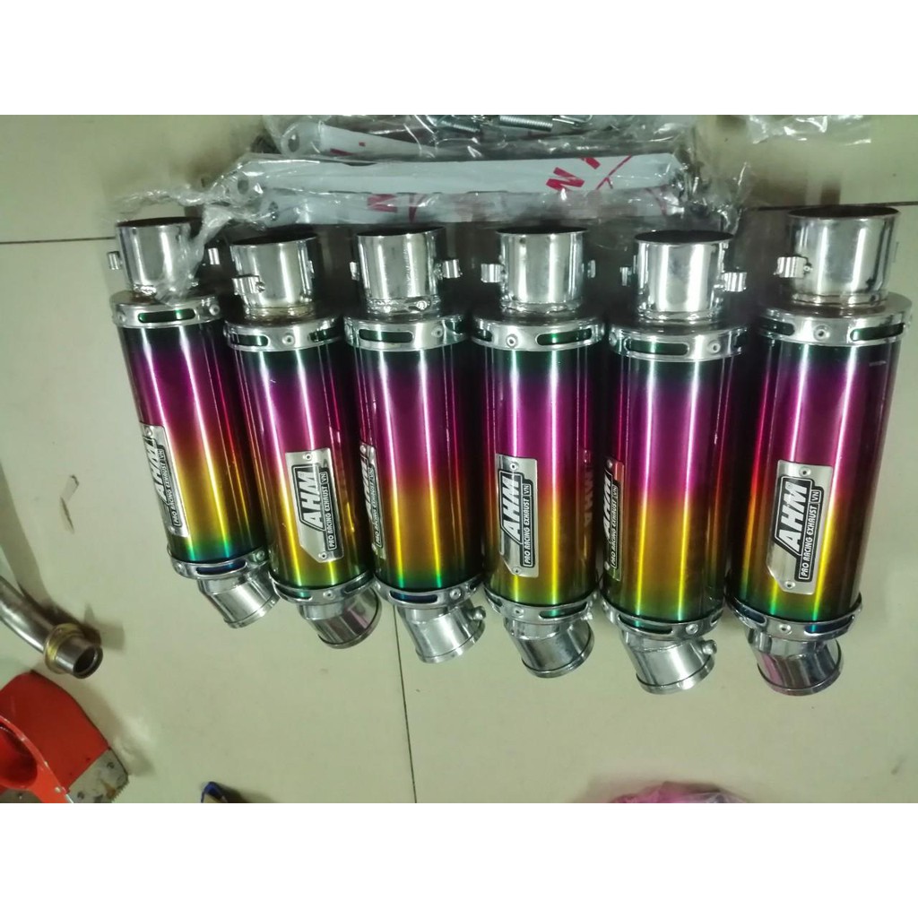 Pô AHM 7 Màu gắn các loại Xe Máy