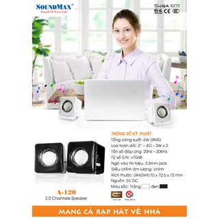 Loa vi tính soundmax a-120