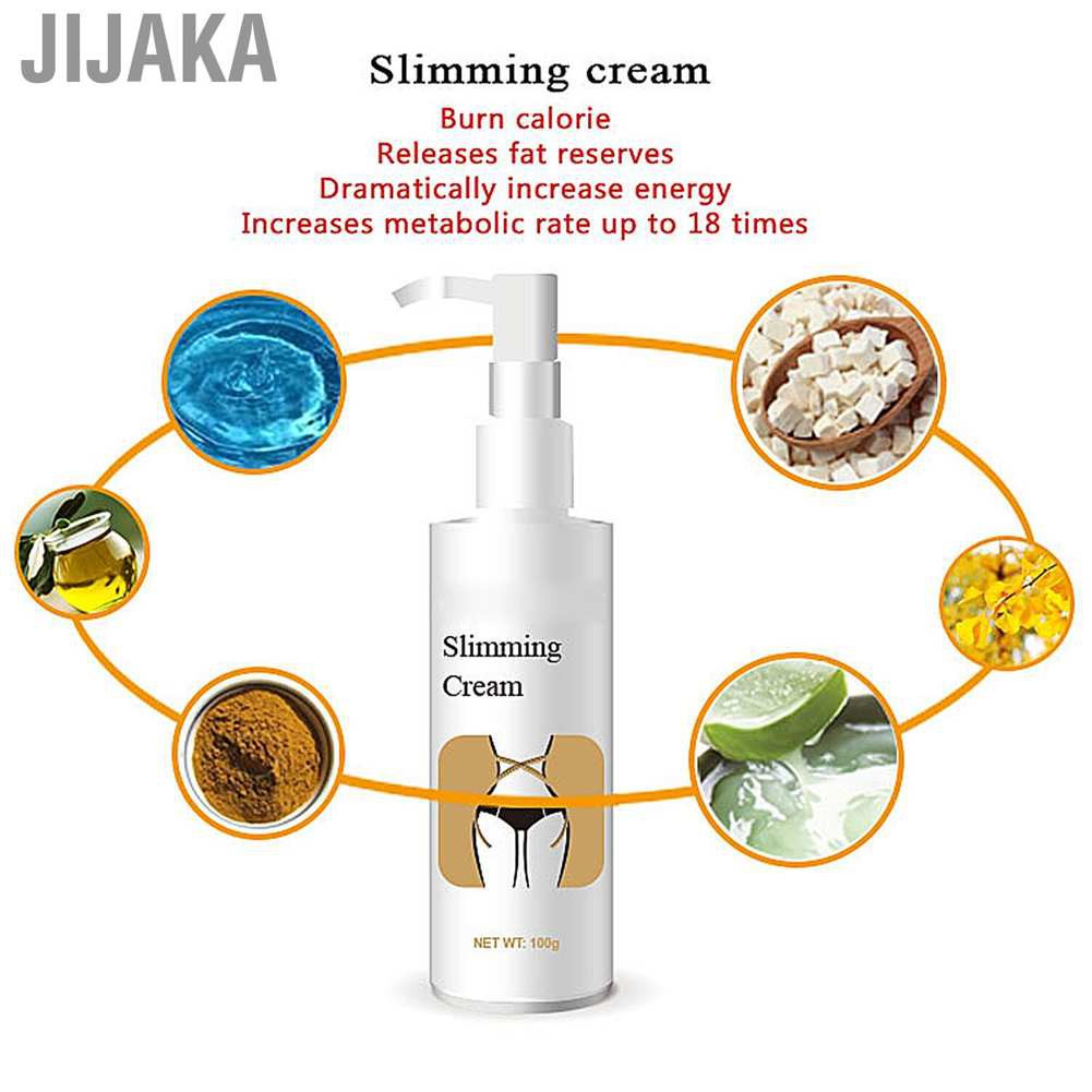 Jijaka 100g Slimming Cream Body Fat Burning Shaping Lifting Firming Weight Losing