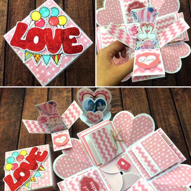 Love box: 2 hearts 2 months - Hộp quà kỉ niệm | BigBuy360 - bigbuy360.vn