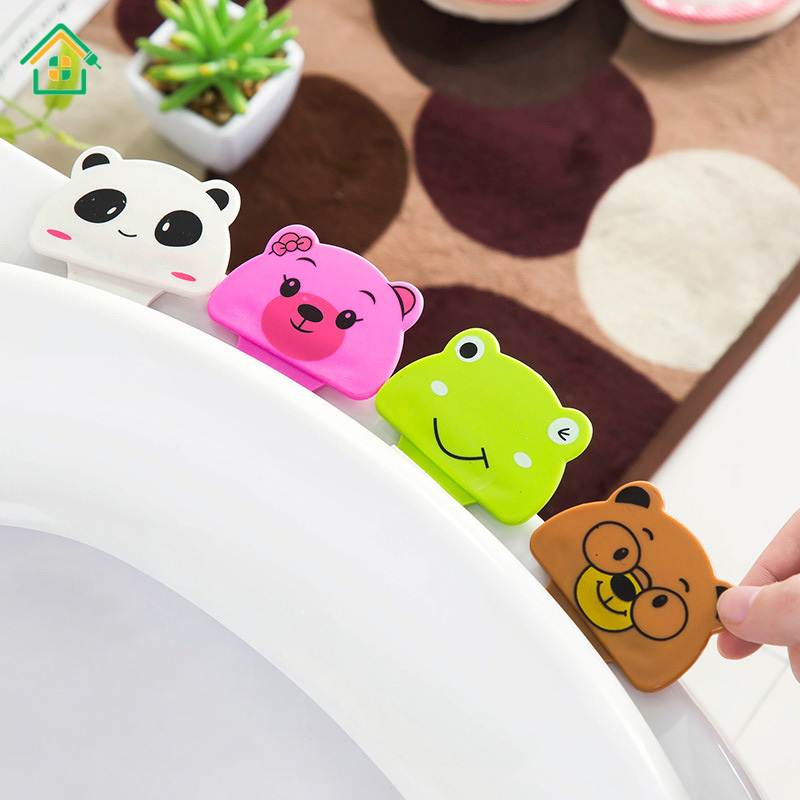 Dụng cụ nhấc nắp đậy bồn cầu hoạt hình dễ thương