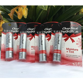 [Hàng Oder] Son Dưỡng Môi Chapstick Total Hydration Moisture+Tint Red House