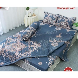 (Chat chọn mẫu) Bộ Ga Gối Chăn Hè polycoton 5 món