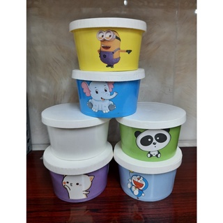50 cái chén giấy 400ml (giao mẫu ngẫu nhiên bao gồm trắng)