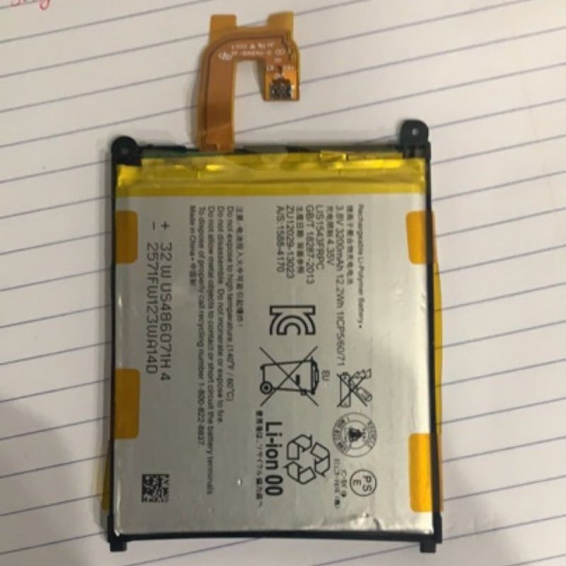 Pin Sony Xperia Z2, Z3V D6708 Verizon dung lượng 3200mAh Zin bảo hành 6 tháng