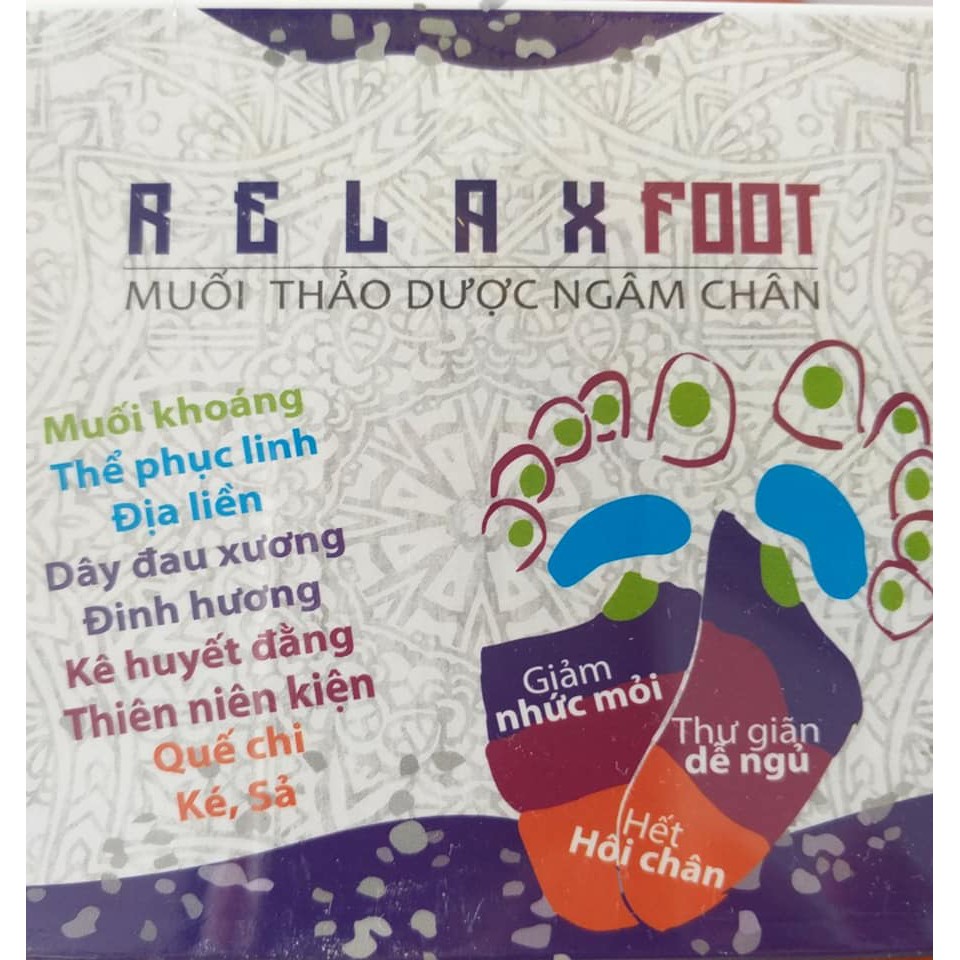 Muối thảo dược ngâm chân THÁI HƯNG - Relax Food