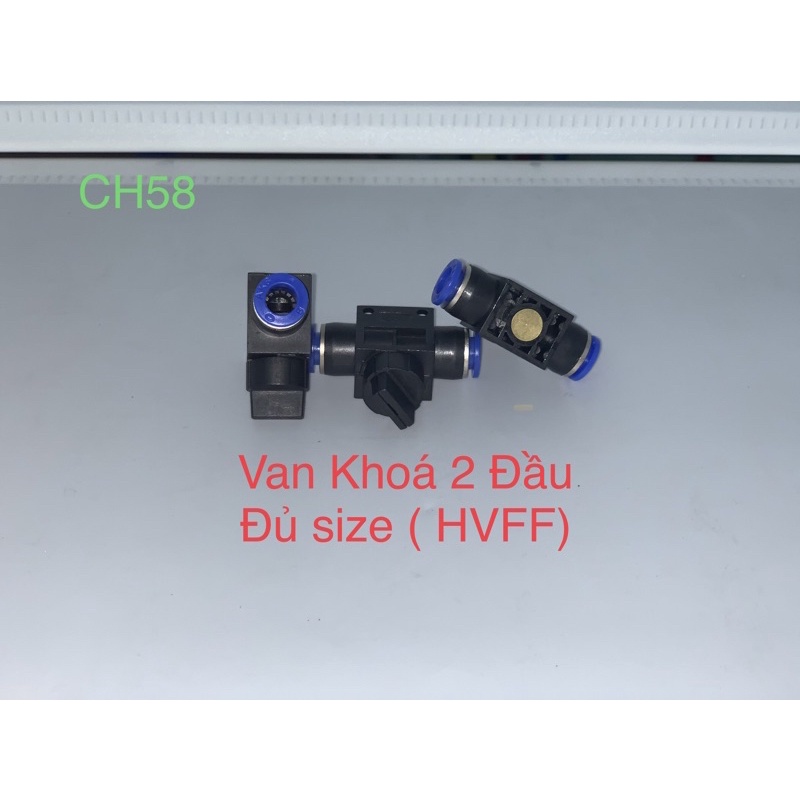 VAN KHOÁ HƠI 2 ĐẦU ỐNG- CHUYÊN KHÍ NÉN