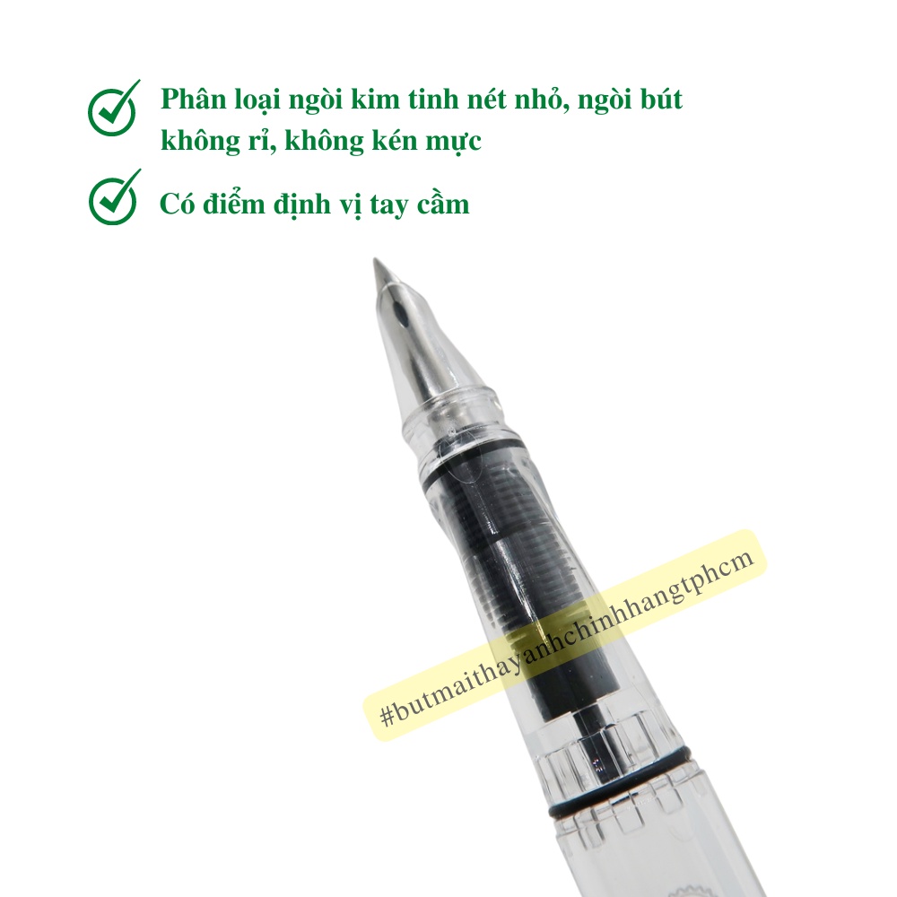 Bút mài thầy Ánh SH069 ngòi lá tre nét nhỏ tự tạo thanh đậm