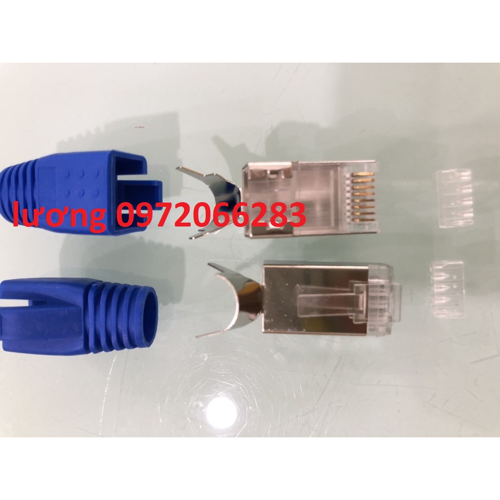 Bộ hạt mạng và đầu chụp cat6a cat7