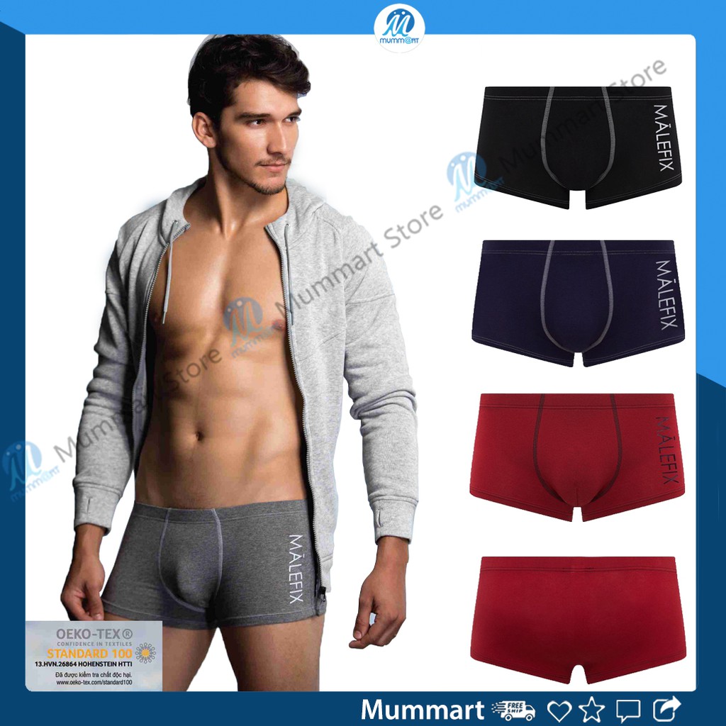 Quần lót nam boxer  Malefix chuẩn Pháp. Quần xịp đùi cho nam  chuẩn Pháp - Đồ lót xuất khẩu Mummart