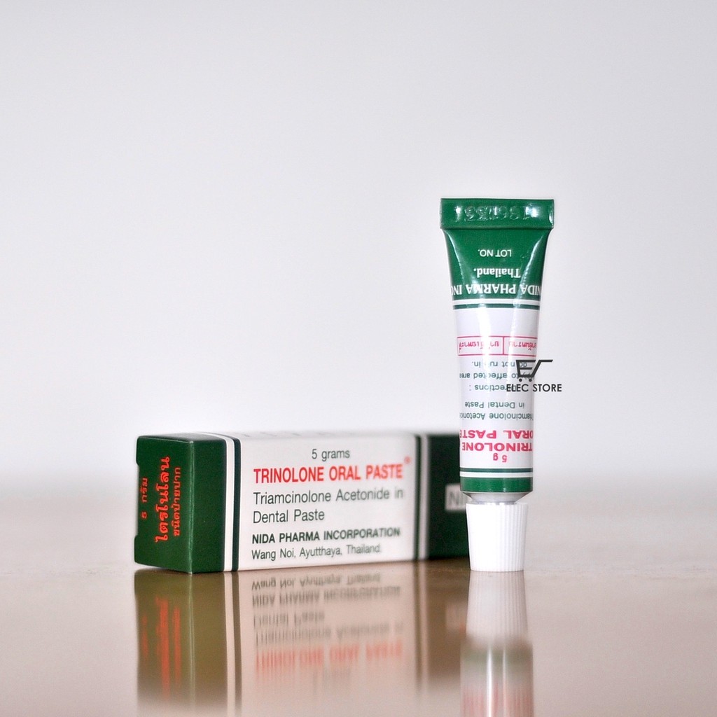 Kem nhiệt miệng Trinolone Oral Paste 5g Thái Lan