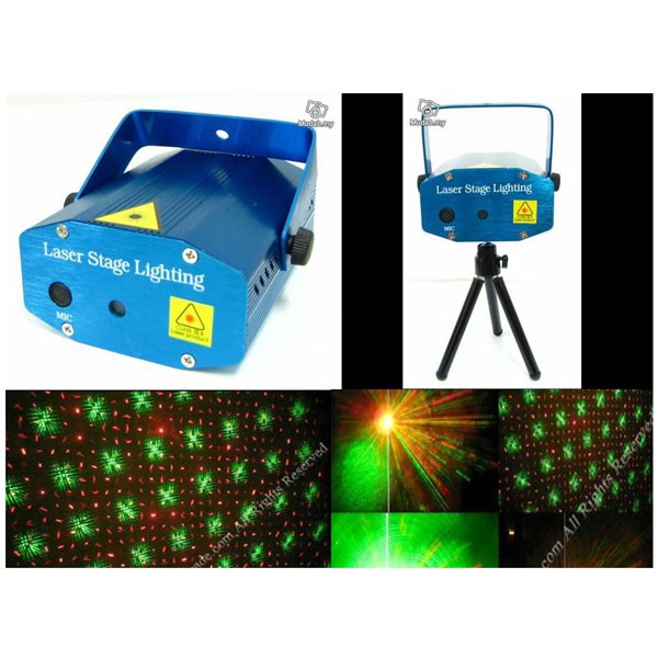 Đèn Trang Trí Laser Light Mini Cảm Biến Chớp Theo Nhạc