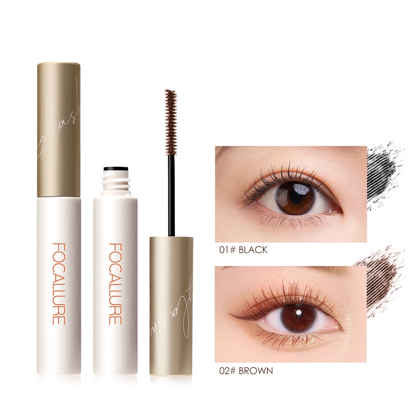 [Hàng mới về] Mascara làm dài và dày mi chống thấm nước màu đen nâu 3mm
