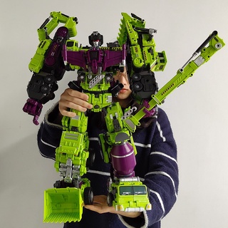 Mô hình đồ chơi xe cần cẩu biến hình robot king kong way will