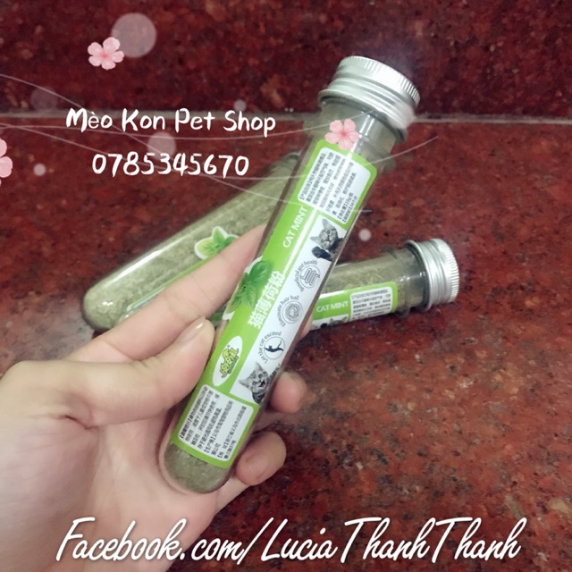 [Mã PET50K giảm Giảm 10% - Tối đa 50K đơn từ 250K] [Freeship HCM trên 150k] Cỏ mèo bạc hà Catnip Cat Mint 40 ml