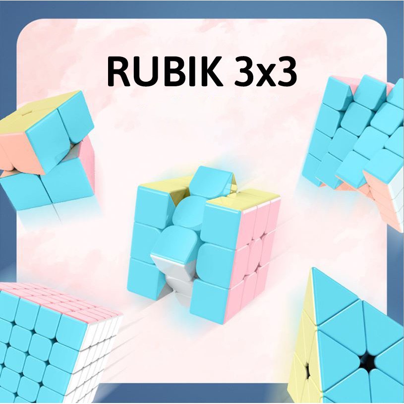 Rubik 3x3, 3 Tầng Khối Lập Phương kèm 1 rubik nhỏ