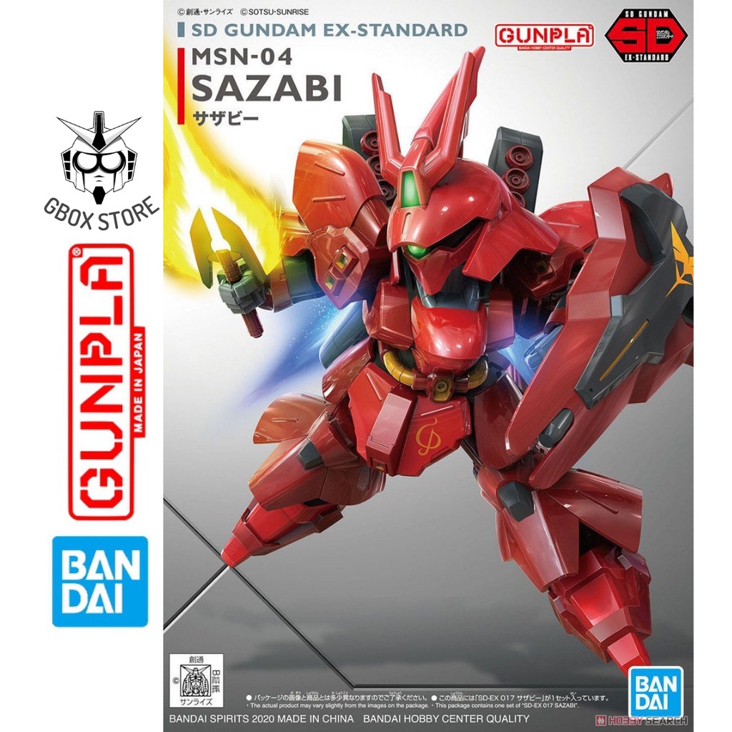 Gundam SD EX Standard Sazabi Bandai 017 Mô hình nhựa lắp ráp