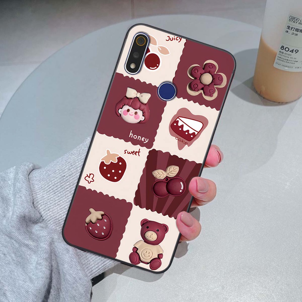 Ốp Realme 3 / 3 Pro in hình trái tim, caro kẹo ngọt đầy cá tính siêu đẹp siêu chất