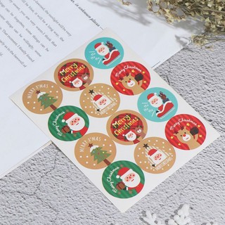 Set 72 sticker Giáng Sinh 🎄❄⛄🎅 size 2.6cm