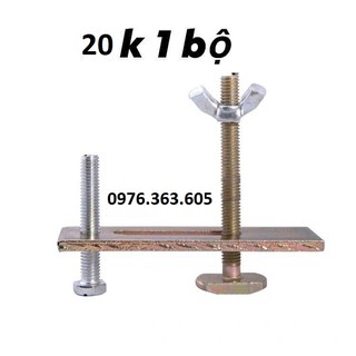 Bộ van giữ vật liệu gia công trên máy khắc cnc dài 10cm