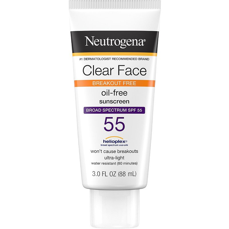 Kem Chống Nắng Neutrogena Clear Face Oil-Free Sunscreen SPF 55