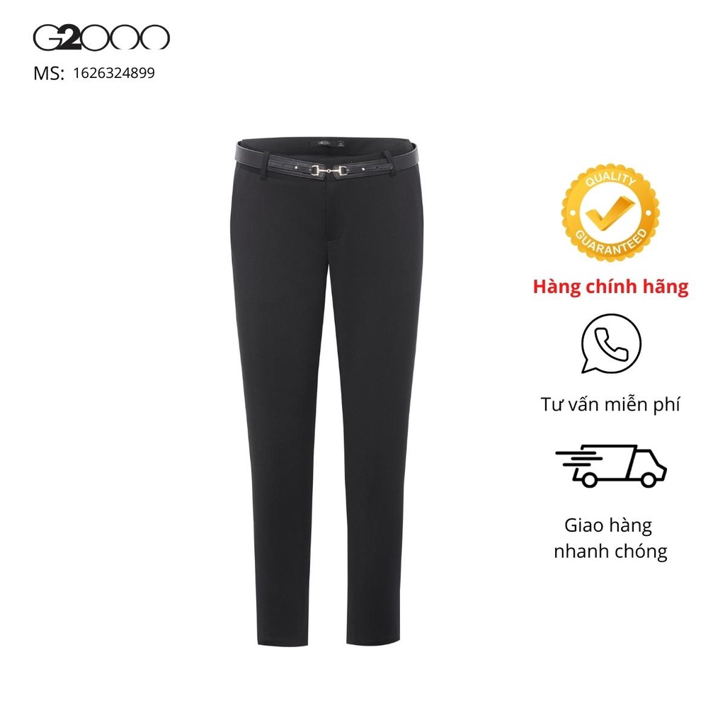 Quần Kaki Nữ Smart Fit G2000 (1626324899) Màu Đen