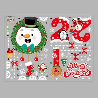 【niaorenmall.vn】Decal Dán Tường Hoạ Tiết Giáng Sinh