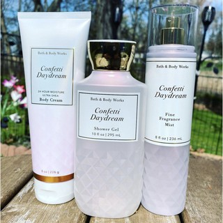 Bộ sản phẩm gel tắm - dưỡng thể - xịt thơm toàn thân bath & body works