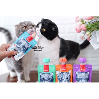 WANPY SÚP THƯỞNG NẮP VẶN 90Gr cho mèo