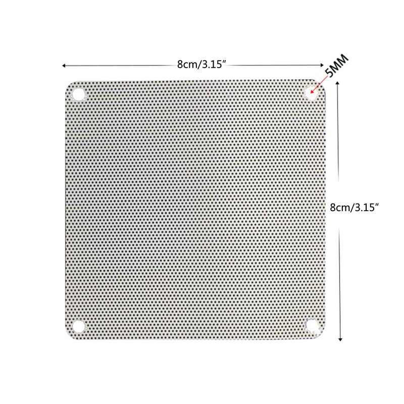 Set 5 Tấm Lọc Bụi 80mm 90mm 120mm 140mm Cho Quạt Máy Tính