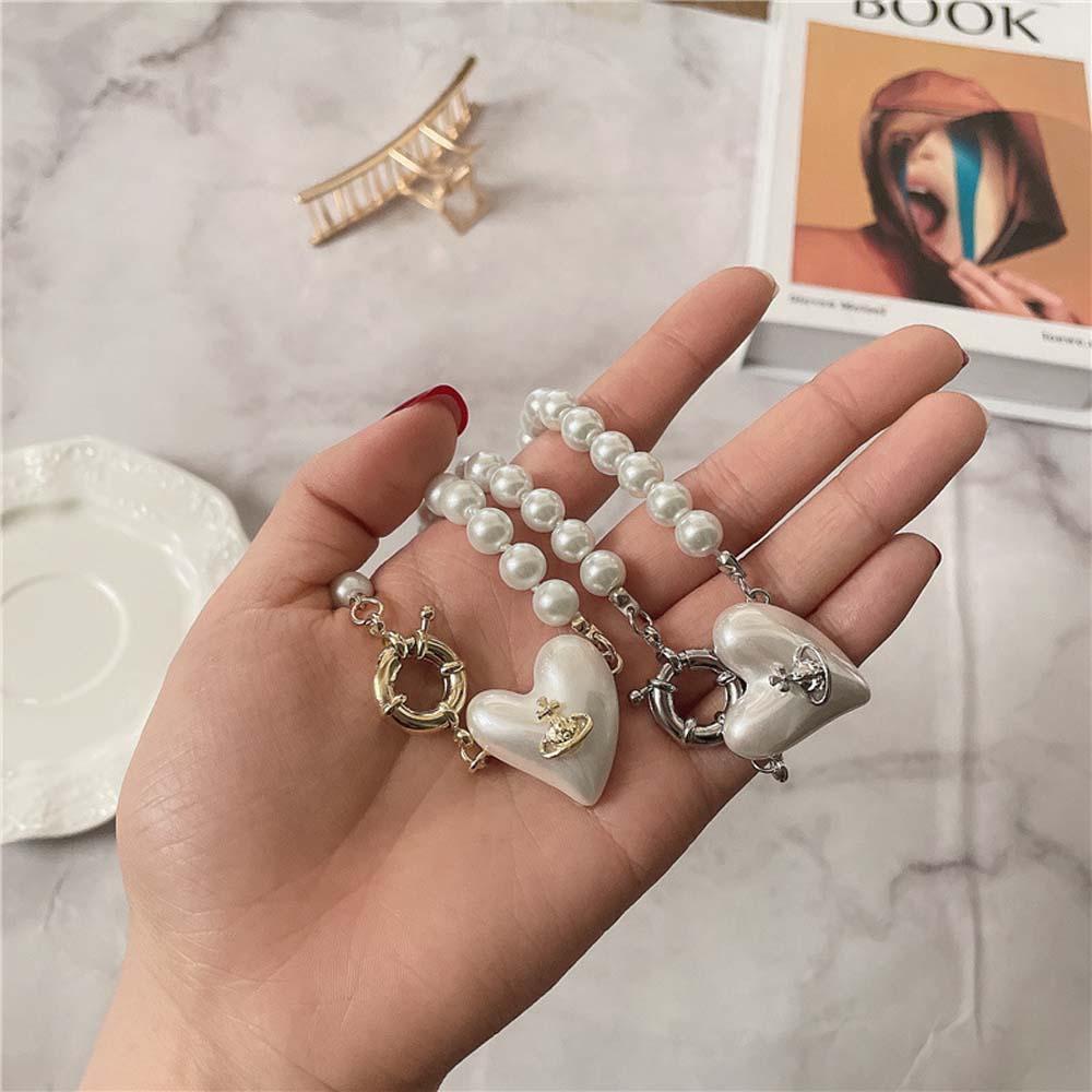 Bộ Vòng cổ + Bông Tai Bằng Hợp Kim Hình Hành Tinh Phong Cách Hàn Quốc Lãng Mạn Cho Nữ