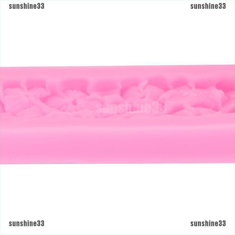 Khuôn Silicone Tạo Hình Làm Bánh Kẹo Hình Bốn Lá 3D DIY