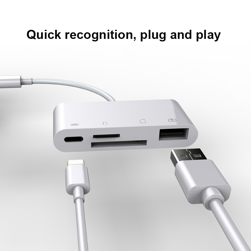 Đầu Đọc Thẻ Nhớ Usb Slr Cho Iphone12Pro Apple Phone Ipad | BigBuy360 - bigbuy360.vn