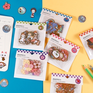 Bộ 40 miếng hình dán xinh xắn trang trí sổ tay
