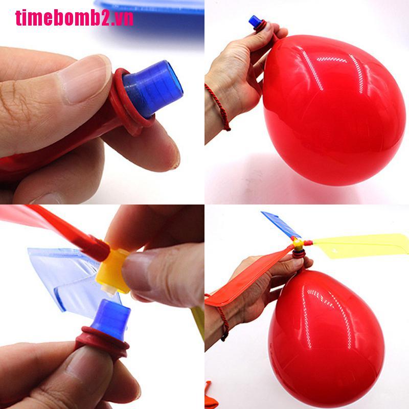 (Hàng Mới Về) 1 Bóng Bay Trực Thăng Cao Su Cho Bé