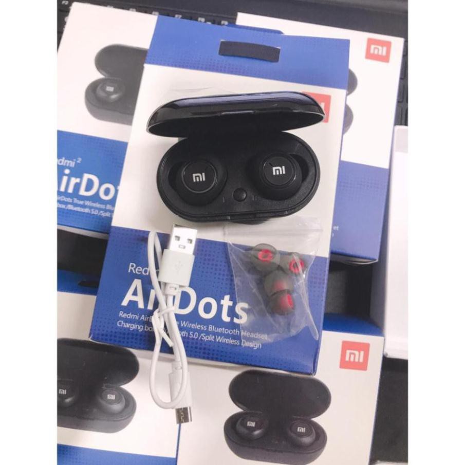 Tai Nghe Bluetooth 5.0 AirDots Redmi 2, chất âm ấm, Bass-treble rõ ràng, cách âm tốt