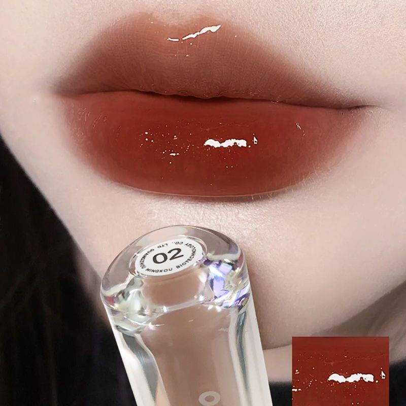 【NEW】Son Bóng pinkcoco Màu Nude Nhạt Mềm Mượt Dưỡng Môi Chống Thấm Nước Hàng Nội Địa Trung