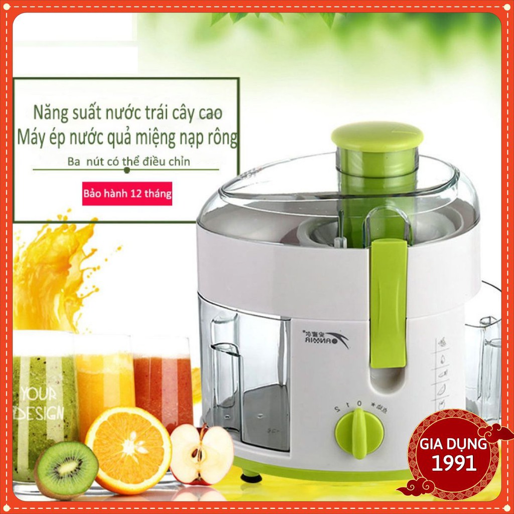 [Bảo Hành 1 Đổi 1] Máy ép trái cây, máy ép nước hoa quả, rau củ 2 tốc độ JUICER